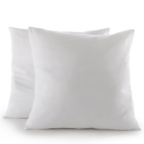 Cheer Collection Velour Throw Pillows - Set of 2 Decorative Couch Pillows -  18 x 18 - Cheer Collection