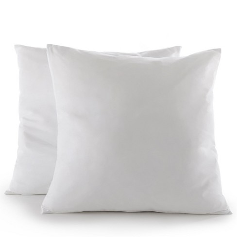 Cheer Collection Set Of 2 Decorative White Square Accent Throw Pillows - 18  X 18 : Target