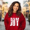 Joy Block Distressed - Women's Graphic Sweatshirt - 2 of 4