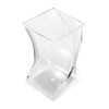 Zodaca Wave Pen Holder, Acrylic Pencil Cup Desk Organizer Makeup Brushes Holder, Clear - image 4 of 4