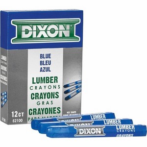 Dixon Lumber Crayons - Blue - 12 / Box - 1 of 4