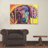 Trademark Fine Art -Dean Russo 'Tilt Dachshund Love' Canvas Art - 3 of 3