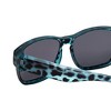 Calabria 9018 Small Polarized Fitover Sunglasses Matte Cheetah Blue & Smoke Grey - 4 of 4