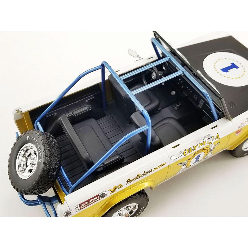 1970 Ford Baja Bronco #1 Big Oly Tribute Edition Parnelli Jones Racing Ltd Ed to 702 pcs 1/18 Diecast Car by Greenlight for ACME, 2 of 7