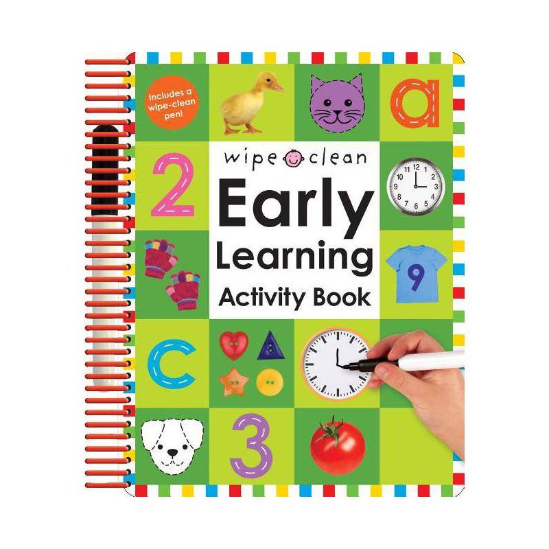 Wipe Clean Early Learning Activity Book - (Wipe Clean) (Paperback) - by Roger Priddy, 1 of 2