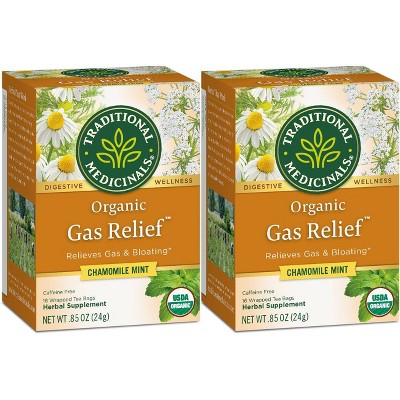 Traditional Medicinals Gas Relief Organic Tea 32ct Target