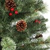 Haute Decor 4.5' Prelit Evergreen Potted Christmas Tree - 4 of 4