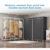 VIPEK V40C Plus Heavy Duty Clothes Rack with Cover, Extra Large Covered Wardrobe Closet Black Rack with Polyester Fabric Cover, Max Load 1300lbs - 4 of 4