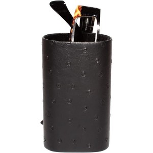 Calabria Desktop Eyeglass Holder | Soft Lining | Weighted Base | 4.6” x 2.7” x 1.4” | CA-500 - 1 of 4