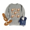 Simply Sage Market Coquette Football Chart Garment Dyed Sweatshirt - 3 of 4