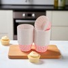 Unique Bargains Polka Dot Curled Rim Disposable Baking Cups Greaseproof Paper 2.56"x1.57" 50 Pcs - 2 of 4