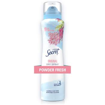 Secret Dry Spray Antiperspirant and Deodorant for Women - Powder Fresh - 4.1oz
