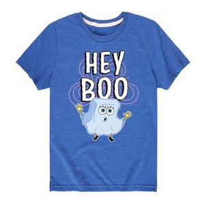 Boys' - SpongeBob SquarePants - Hey Boo Short Sleeve Graphic T-Shirt - 1 of 4