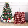Elegant Comfort Super Soft Christmas Prints Blanket Home D¨¦cor, Warm Cozy Throws for Winter Bedding. - 2 of 4