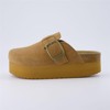 CUSHIONAIRE Women's Granola Genuine Suede Cork Footbed Platform Clog, +Comfort, Wide Widths Available - 3 of 4
