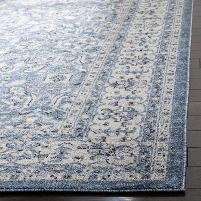 Charleston Elegance Ivory Square Synthetic Easy-Care Area Rug