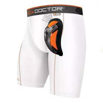 Teen Boy epic stretch white epicool compression shorts Youth Large