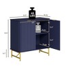 CLIHOME 31.5 in H MDF Indoor Furniture Freestanding Decorative Storage Cabinet - 4 of 4