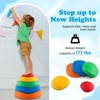 Costway 5 Pcs Kids Stepping Stones w/ Non-Slip Edge Sensory Toy for Indoor/Outdoor Play - 4 of 4