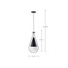 Nuvo Lighting Admiral 1 - Light Pendant in  Matte Black/Brushed Nickel - 2 of 4