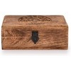 Handmade Mango Wood Tree of Life Engraving Beautifully Keepsake Box Jewellery Organiser Unique Gift Ideas - 3 of 4