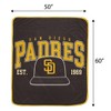 MLB San Diego Padres Vintage Arch Block Ultra Soft Blanket - 3 of 3