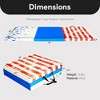 BalanceFrom All Purpose 2'x6'x1.5" Extra Thick High Density Anti Tear Gymnastics Gym Folding Exercise Aerobics Mats - 3 of 4