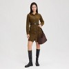 Women's Long Sleeve Corduroy Mini Shirtdress - Universal Thread™ - 3 of 4