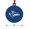 University of Nebraska at Kearney Primary Logo Aluminum Holiday Christmas Tree Ornament - 3 of 4