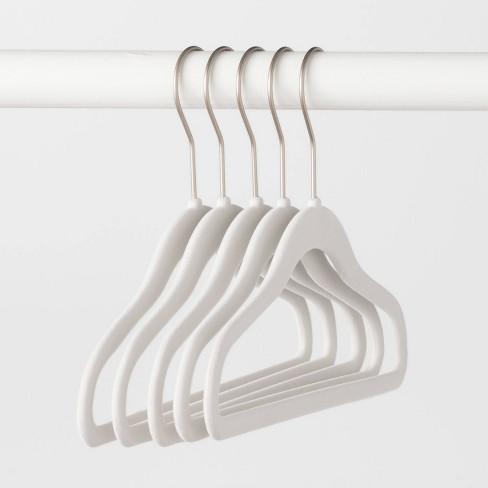 5pk Super Heavy Weight Hangers Gray - Room Essentials™