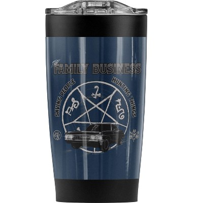Supernatural Saving People And Hunting Steel Tumbler 20oz Coffee Travel Mug