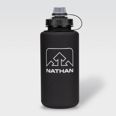 Nathan 32oz Tritan Big Shot Water Bottle - Black