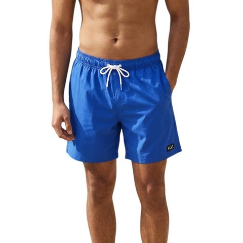 HEAT Swimwear Men's UPF 50+ 17" Solid Color Swim Trunks | Royal Blue X Large