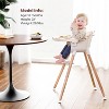 Fodoss 3-in-1 Wooden High Chair for Babies and Toddlers,Convertible Easy Clean Infant Highchair,Modern Design Silla para Comer De Bebe - 2 of 4
