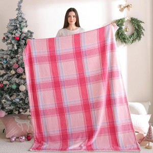 Lomsoe Christmas Flannel Blanket, Soft Blanket, Cozy Lightweight Throw Blanket for Couch Bed Sofa. - 1 of 4