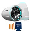 Wet Sounds REV 12 HD 12" Horn Loaded Compression Driver Tower Speakers with XS Grills & Stainless Swivel Clamps, 400 Watts RMS, White, Pair - 2 of 4