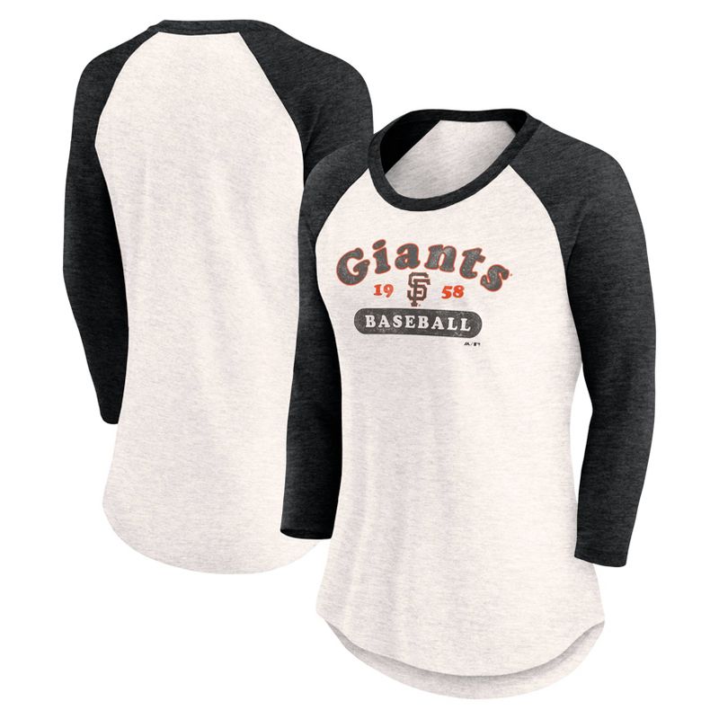 MLB San Francisco Giants Women&#39;s 3 Qtr Fashion T-Shirt, 1 of 4