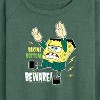 Women's - SpongeBob SquarePants - Bikini Bottom Beware Lightweight French Terry Wide Neck Long Sleeve Shirt - 2 of 4