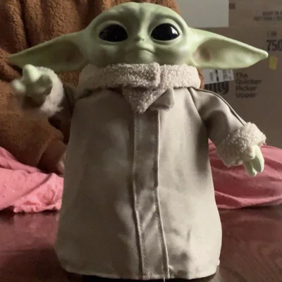 user image by zevia soda lover, Star Wars The Mandalorian &#34;The Child&#34; Real Moves Plush