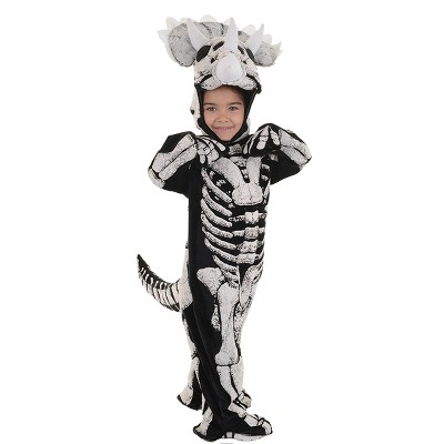 Kids' Triceratops Fossil Halloween Costume S
