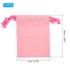 Unique Bargains 100% Cotton Reusable Washable Dust Drawstring Bag 12 Pcs - 2 of 4