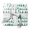 Two-Sided "Pine Forest" Heavyweight Christmas/Holiday Gift Wrap by Ramus & Co (Eight Sheets) - 3 of 4