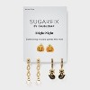 SUGARFIX by BaubleBar Fright Night Earring Set - Gold/Black/Orange - 2 of 3