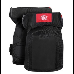 FELCO 711, Premium Gel and EVA Foam Knee Pads, Comfort Hinge and Slip Resistant Rubber Cap - 1 of 4