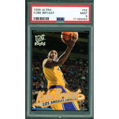 Kobe Bryant Rookie Card 1996-97 Ultra #52 PSA 9