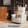 Power Recliner Chair with 270° Swivel and Rocking, Electric Glider Nursery Chair with USB Charging Port - 4 of 4