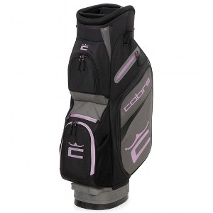 Cobra Golf Women's Speedzone-S Cart Bag 14-Way Top - Black / Grey / Purple - 1 of 1