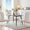 Yaheetech Set of 4 Faux Leather Dining Chairs with Metal Legs - 2 of 4