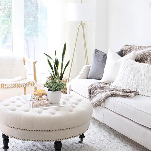 Elmhurst Loose Back Cushion Sofa Beige - Project 62™