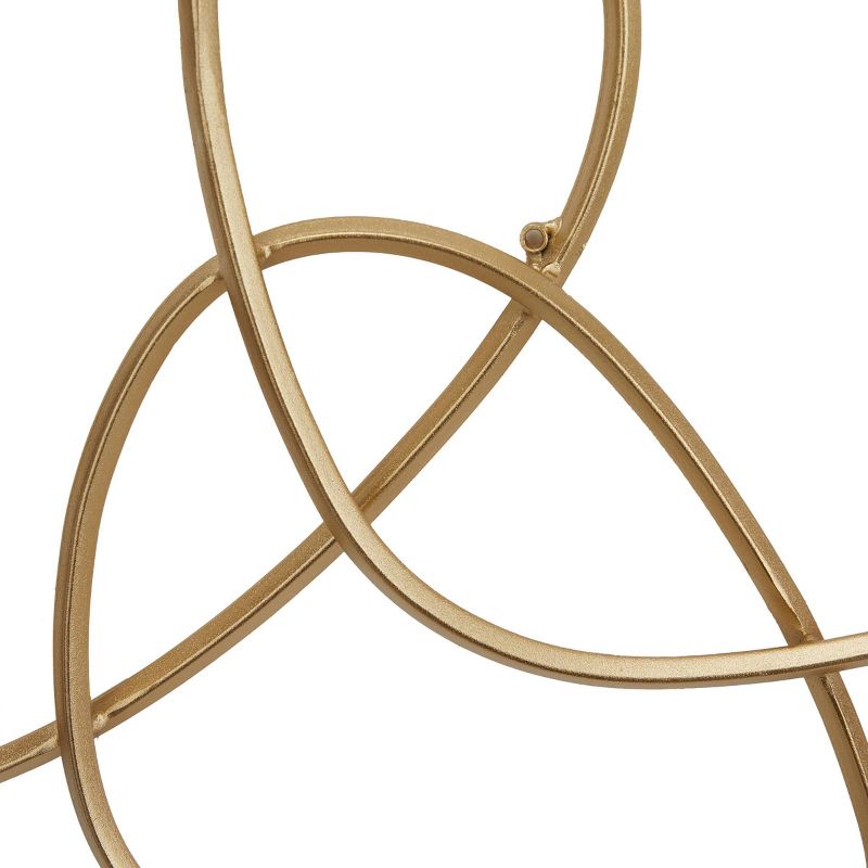 Metal Abstract Wall Decor Gold - CosmoLiving by Cosmopolitan, 4 of 8